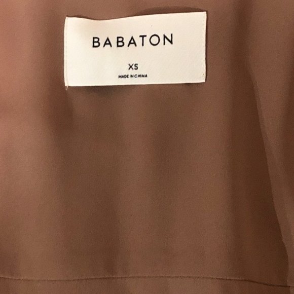Aritzia Babaton Mauve Earth Quincey Trench Jacket - Picture 6 of 8